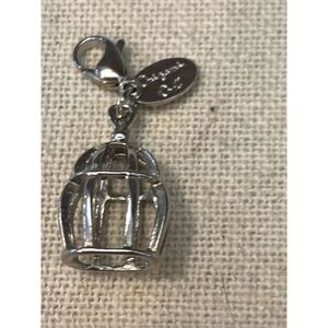 Silver Bird Cage Jewelry Pendant Charm #Origami Owl